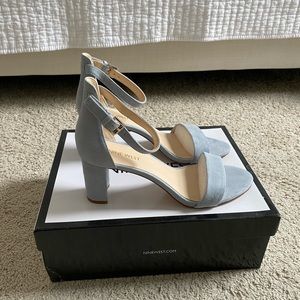 Nine West Pruce Light Blue Suede 8